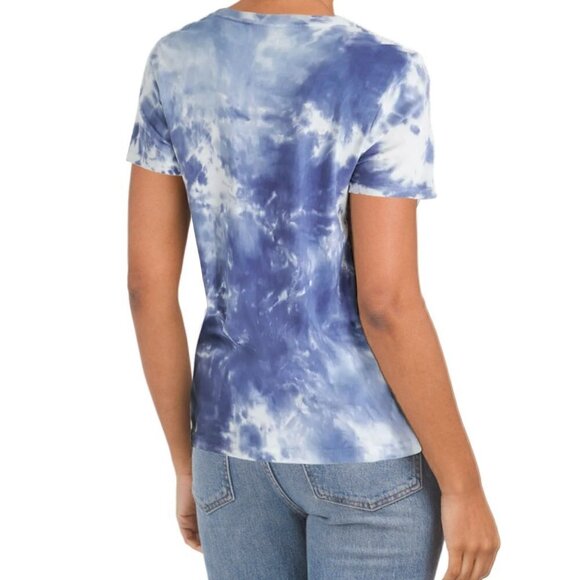 NWT Lucky Brand H.E.R. Blue Classic Crewneck Graphic Print T-Shirt - Picture 2 of 4